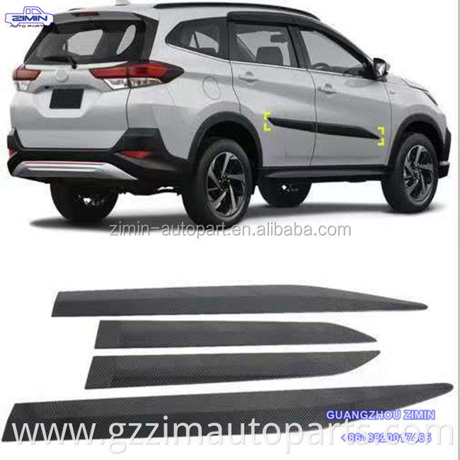 Car Side Door Panel Body Molding Decoration Cover Trim for Rush / Perodua Aruz / Daihatsu Terios 2018-2020